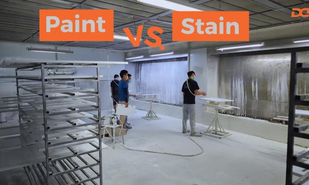 Paint vs. Stain Finish: Choosing the Right Look for Your Cabinets