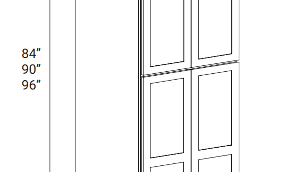 TALL CABINETS - Utility Pantry Double Door - UP3096