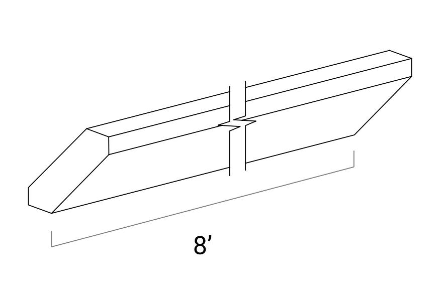 Angled Crown Molding - ACM8