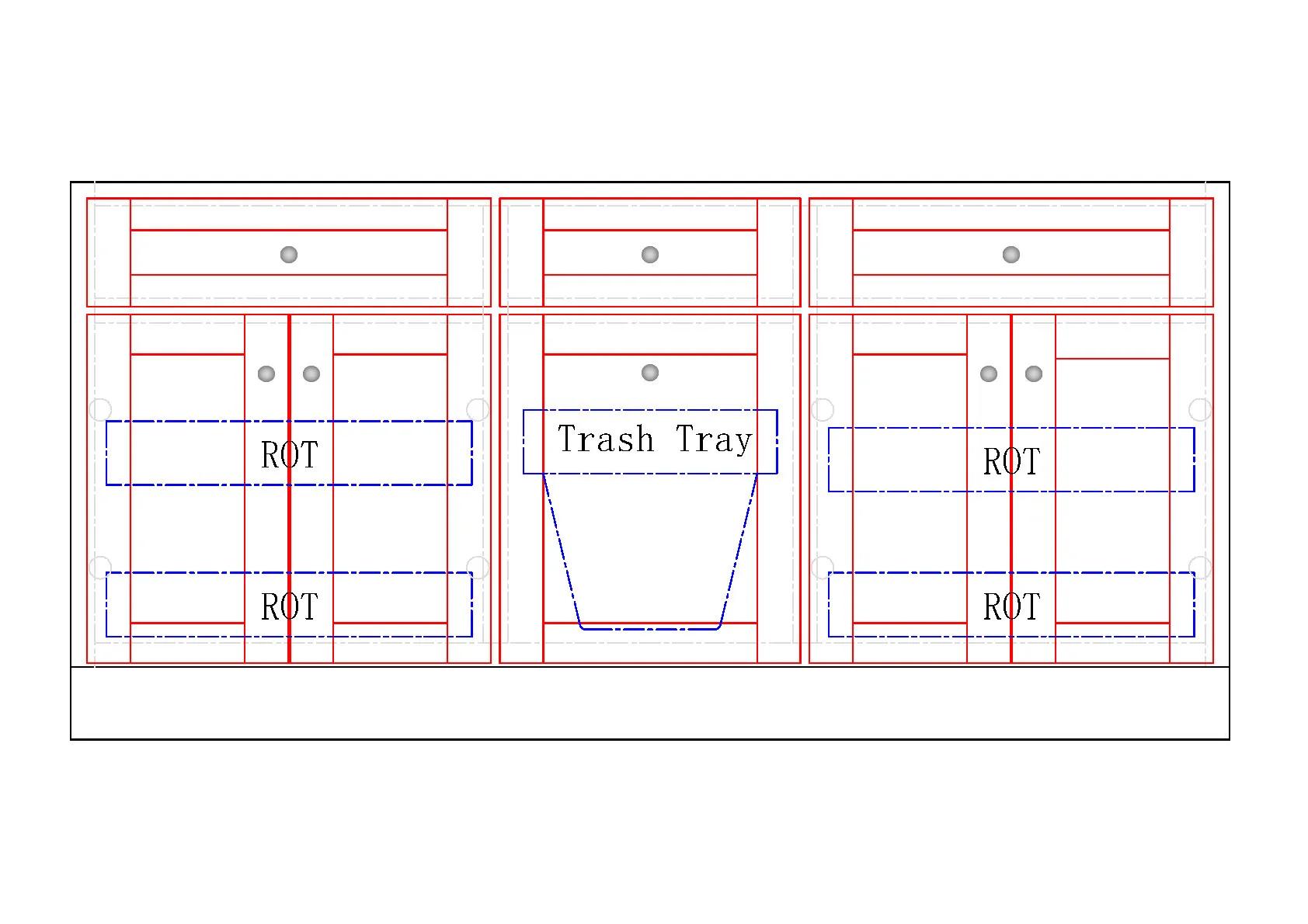 Kitchen Island 84x24x34.5