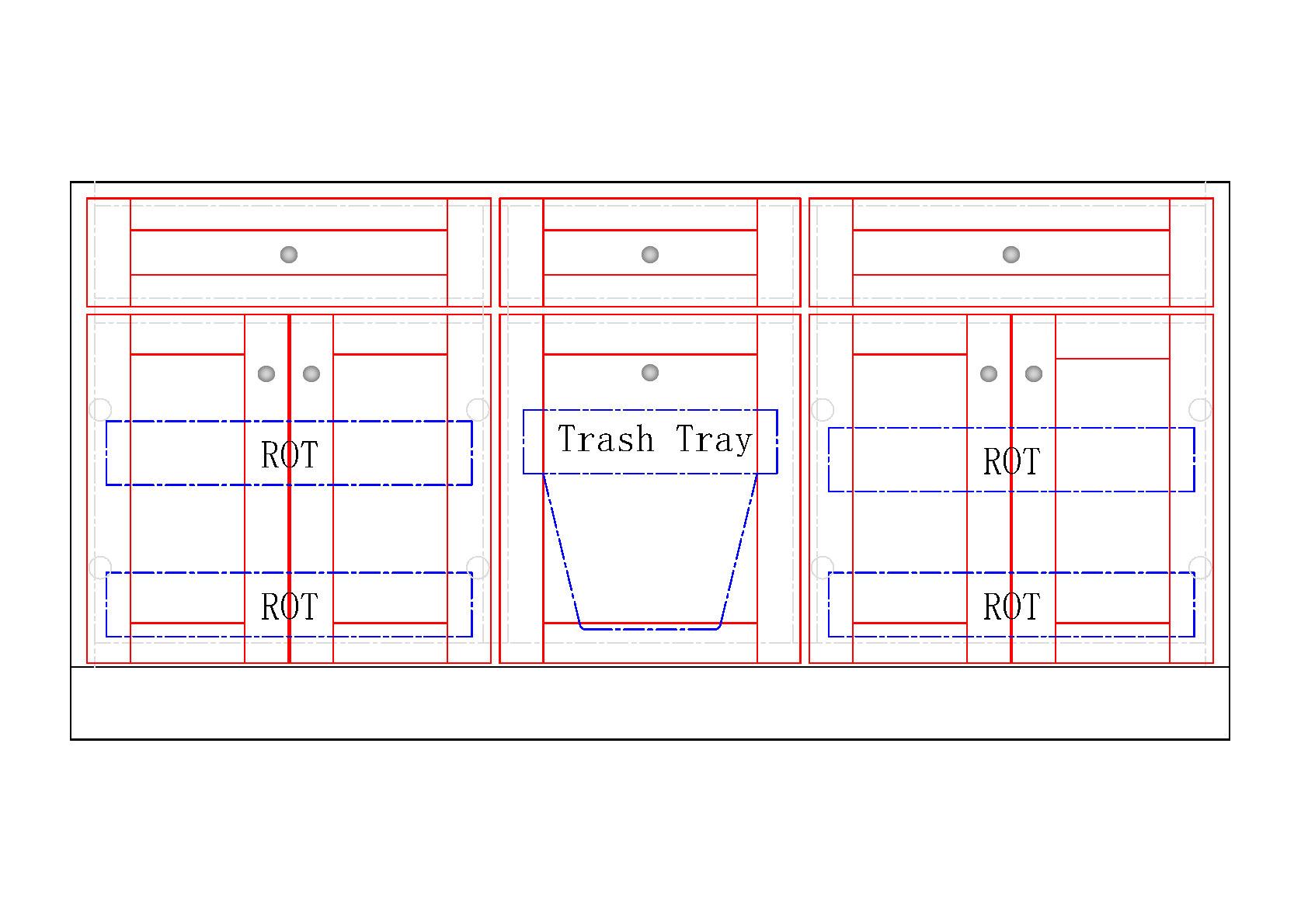 Kitchen Island 48x24x34.5