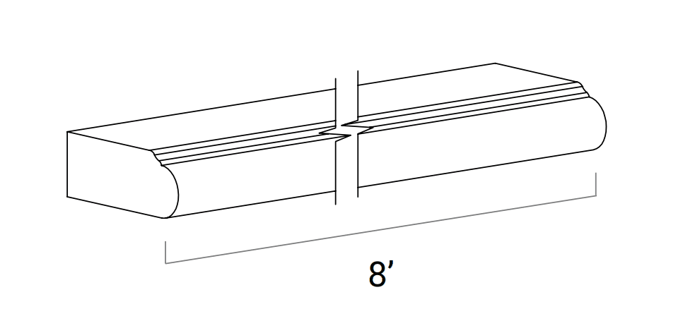 Bull Nose Light Rail - BLR8