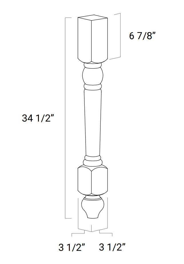 Decorative Leg - DL3.5