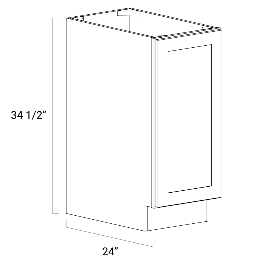 BASE CABINETS - Base Full Height - BFH09