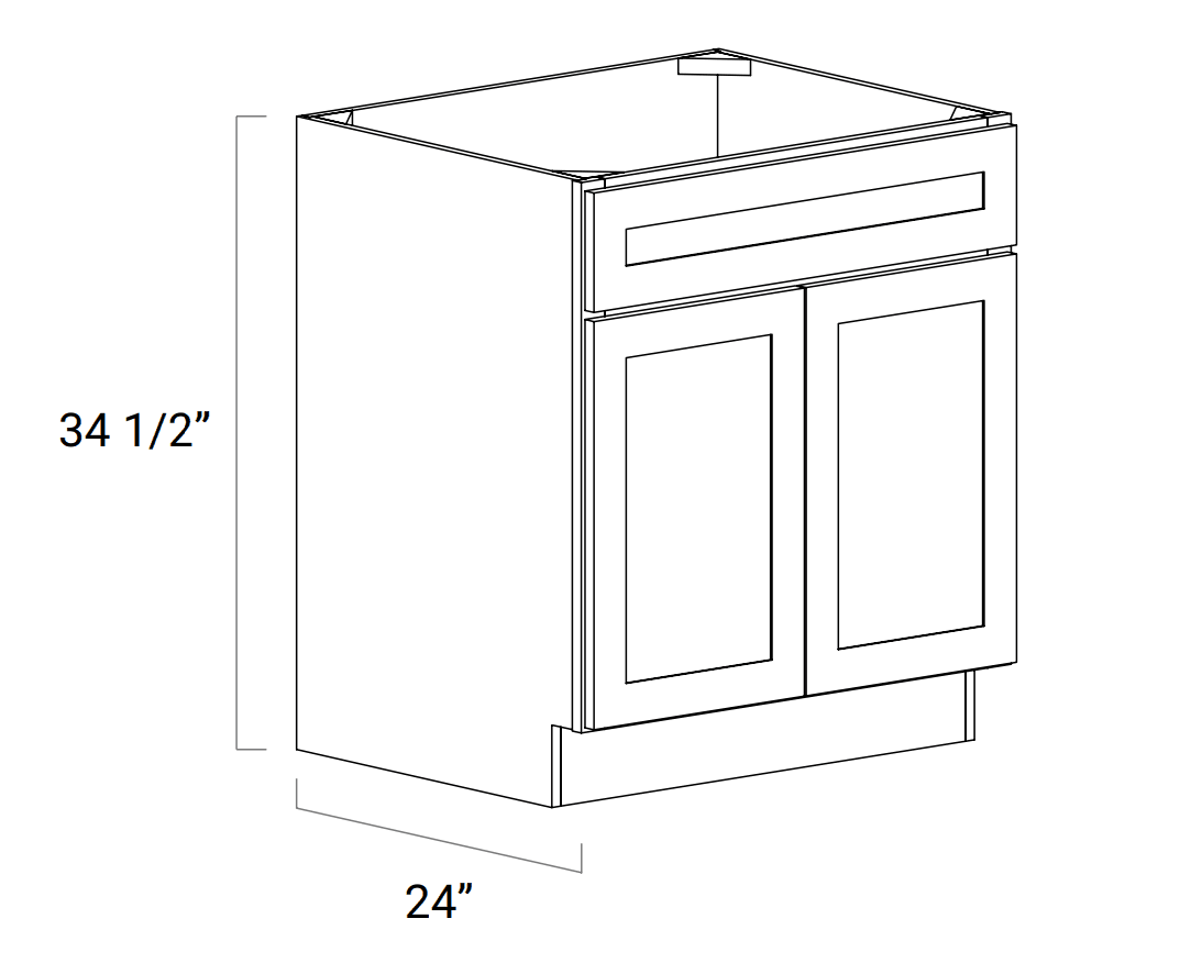 BASE CABINETS - Sink Base - SB33