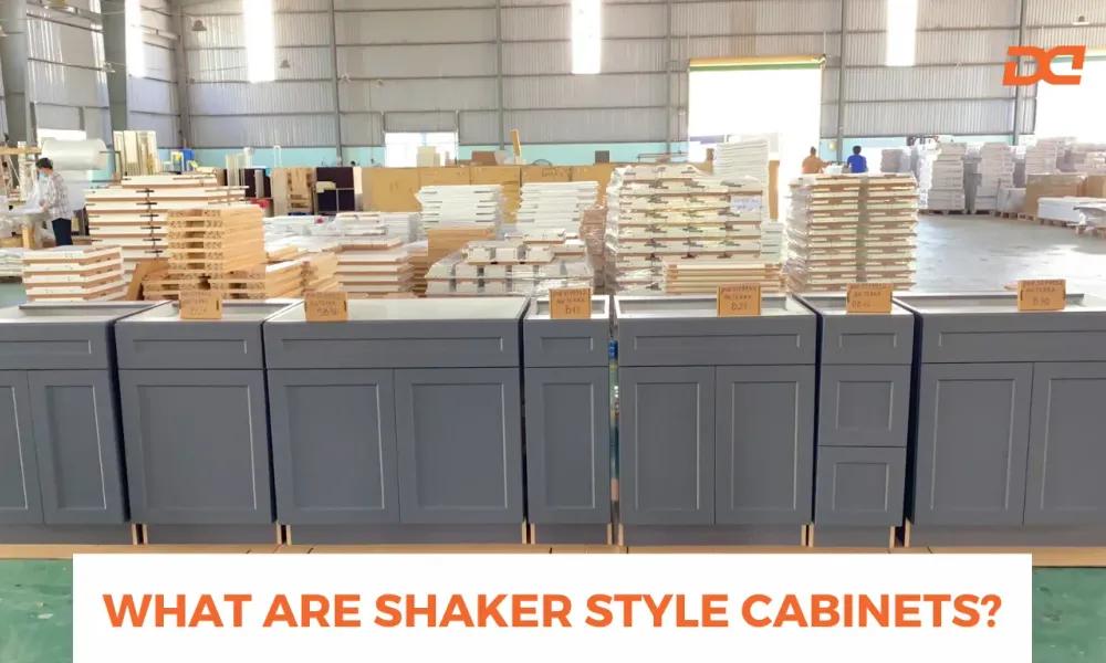 WHAT ARE SHAKER STYLE CABINETS?